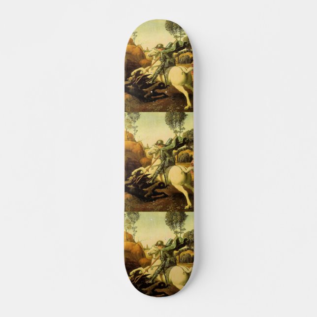Raphael's "St. George and the Dragon" (circa 1505) Skateboard (Front)