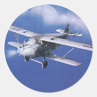 Rapid Azur Classic Round Sticker