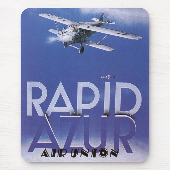 Rapid Azur Mouse Mat (Front)