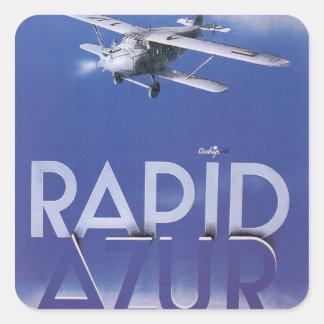 Rapid Azur Square Sticker