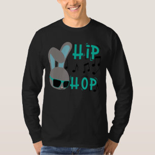 Rapmusk Cool Rabbit Hip Hop Rabbit Rap Music T-Shirt