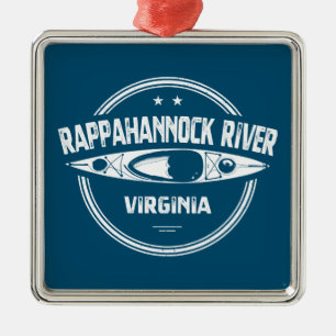 Rappahannock River, Virginia Metal Tree Decoration