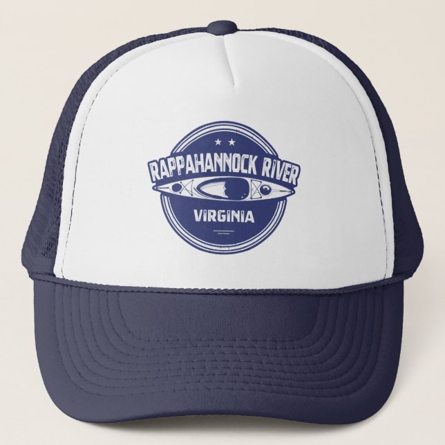 Rappahannock River, Virginia Trucker Hat (Front)