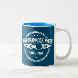 Rappahannock River, Virginia Two-Tone Coffee Mug