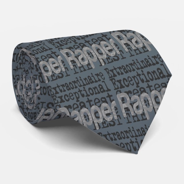 Rapper Extraordinaire Neck Tie (Rolled)