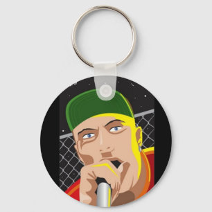 Rapper Keychain