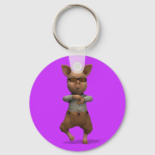 Rapper Pig Key Ring