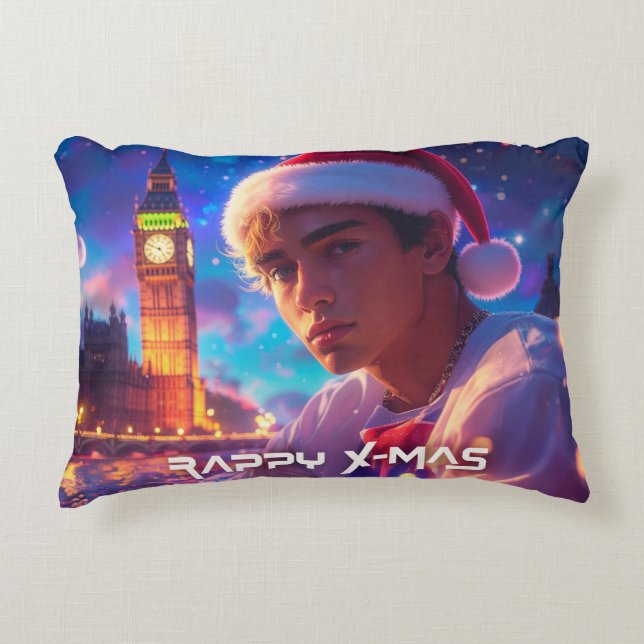 RAPPY X-MAS DECORATIVE CUSHION (Front)