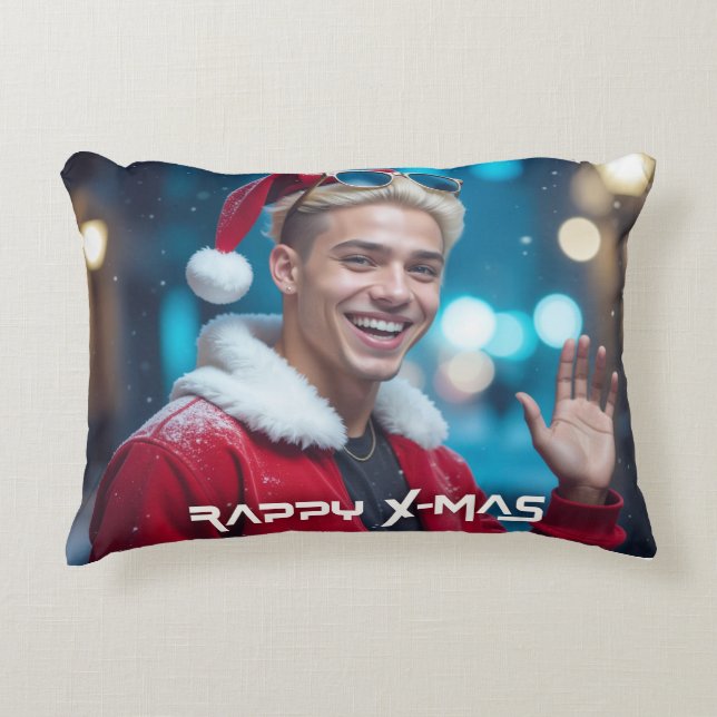 RAPPY X-MAS DECORATIVE CUSHION (Front)