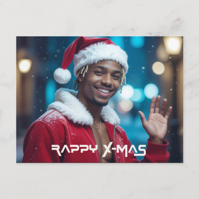 RAPPY X-MAS HOLIDAY POSTCARD (Front)