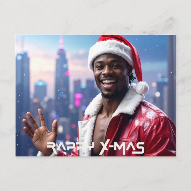 RAPPY X-MAS HOLIDAY POSTCARD (Front)