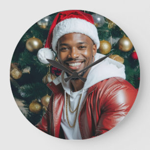 RAPPY X-MAS LARGE CLOCK