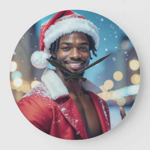 RAPPY X-MAS LARGE CLOCK