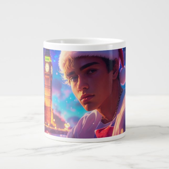 RAPPY X-MAS LARGE COFFEE MUG (Front)