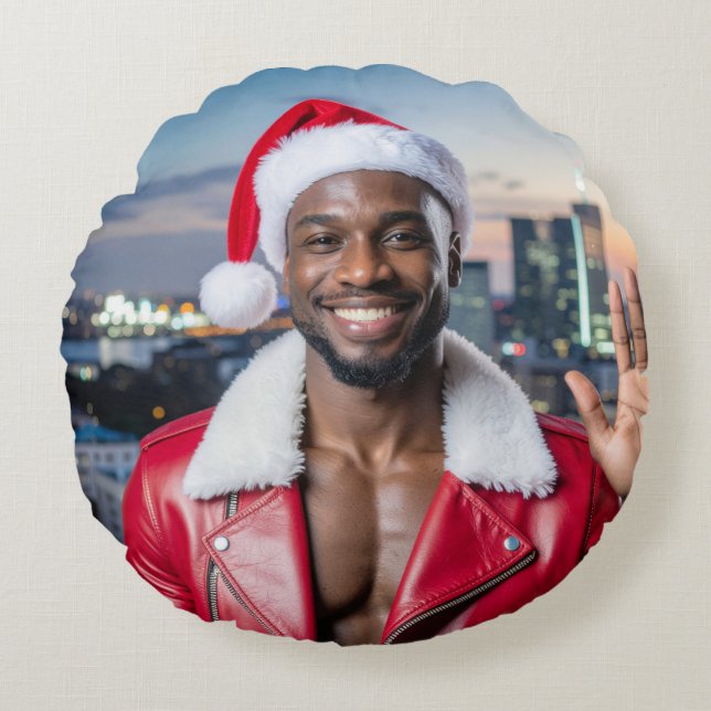 RAPPY X-MAS ROUND CUSHION (Front)