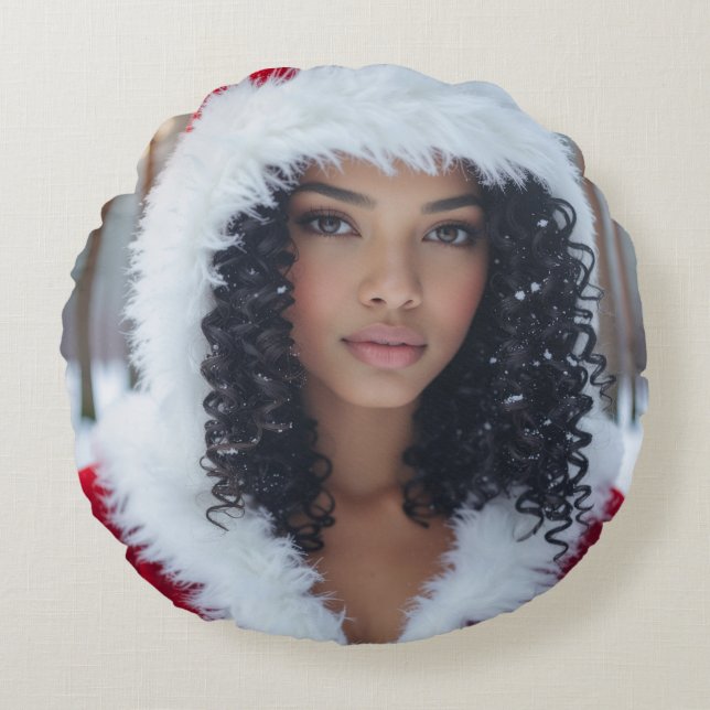 RAPPY X-MAS ROUND CUSHION (Front)