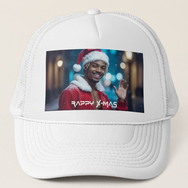 RAPPY X-MAS TRUCKER HAT (Front)