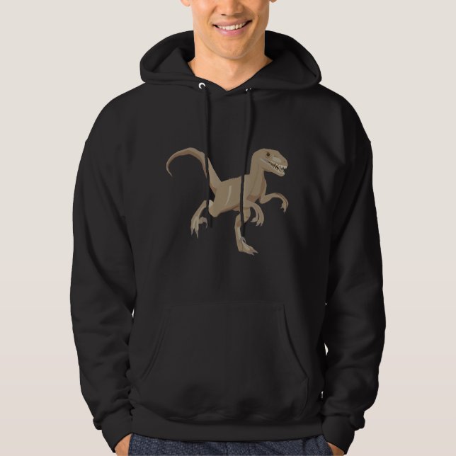 Raptor Dinosaur Hoodie (Front)