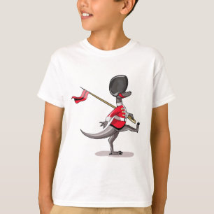 Raptor Dressed As A British Guard. T-Shirt