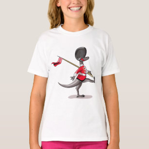Raptor Dressed As A British Guard. T-Shirt