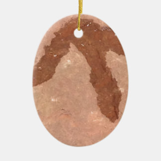 Raptor Footprints Ceramic Tree Decoration