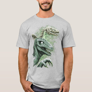 Raptor in Green T-Shirt