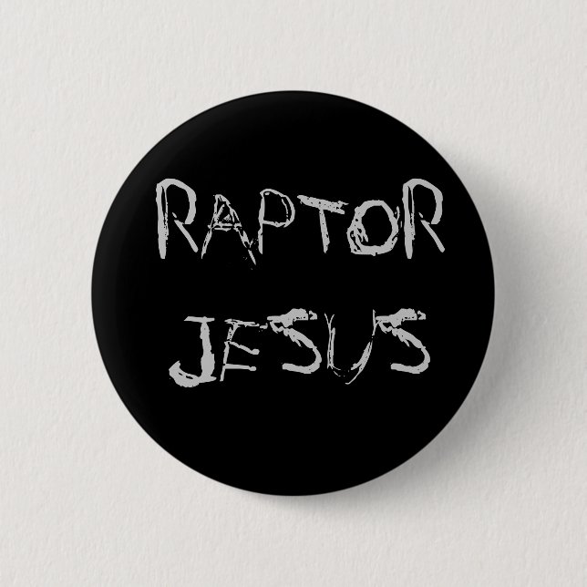 RAPTOR JESUS Button (Front)