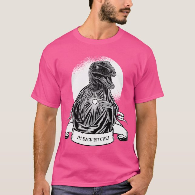 Raptor Jesus. T-Shirt (Front)