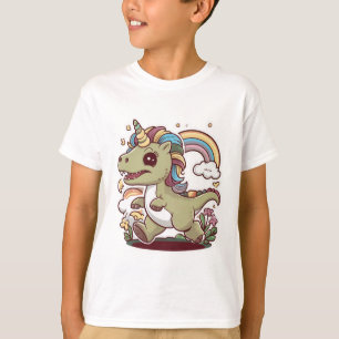Raptoricorn Funny Velociraptor Unicorn Mashup Dino T-Shirt