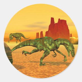 Raptors Classic Round Sticker