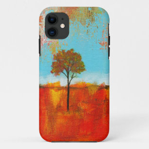 Rapture Abstract Landscape Tree Art Painting iPhone 11 Case