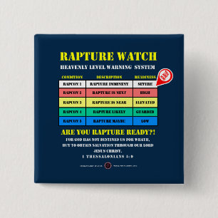 Rapture-Alert-Levels 15 Cm Square Badge