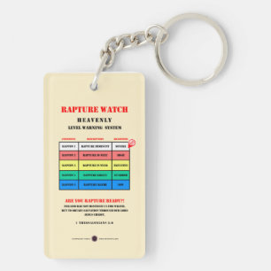 Rapture-Alert-Levels Key Ring