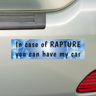 Rapture Bumper Sticker