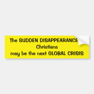 Rapture Bumper Sticker