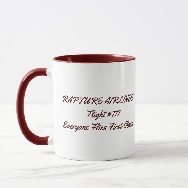 Rapture Flight #777 Mug (Left)