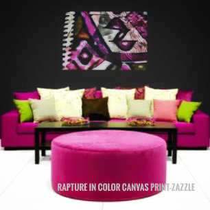 Rapture In Colour Faux Canvas Print
