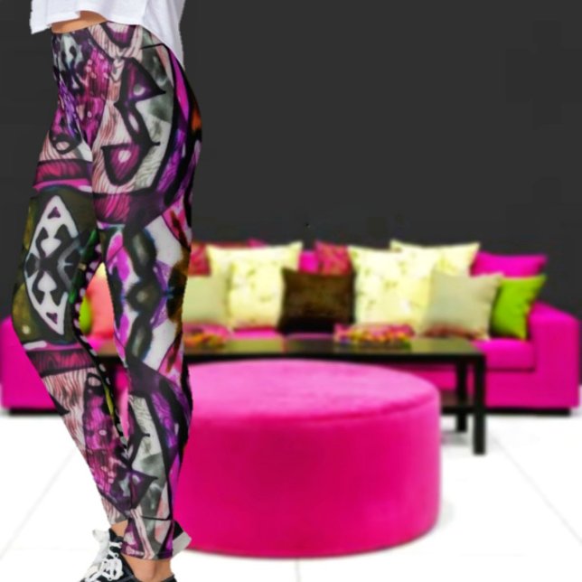 Rapture In Colour Leggings (These Rapture In Color Leggings, remind you of the Historical, European Masterpieces, of that era!)