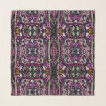 Rapture In Colour Scarf<br><div class="desc">Creativity,  in Photo editing,  produced this brilliant,  Abstract,  graphic,  with random,  geometric shapes-in multicolored shades of; pink,  blue,  purple,  green,  lime-green,  red,  bronze,  orange,  grey,  black,  and white.</div>