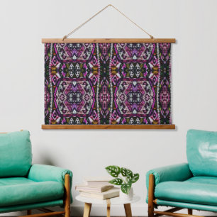 Rapture In Colour Wood Topped Wall Tapestry