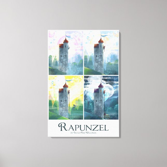 Rapunzel from Morning to Night Canvas Print (Front)