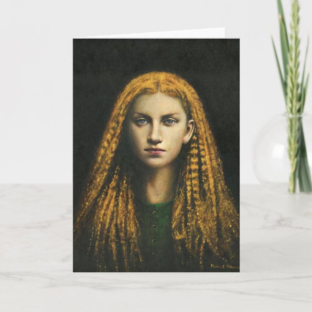 Rapunzel Greetings Card (Front)