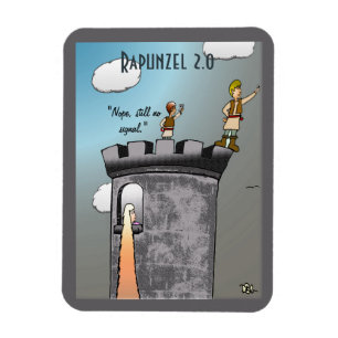 Rapunzel Jigsaw Puzzle Magnet