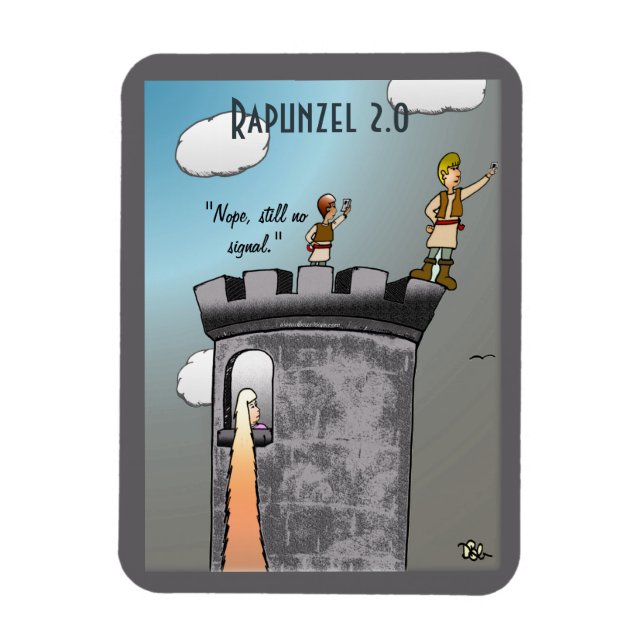 Rapunzel Jigsaw Puzzle Magnet (Vertical)