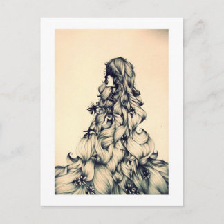 rapunzel postcard