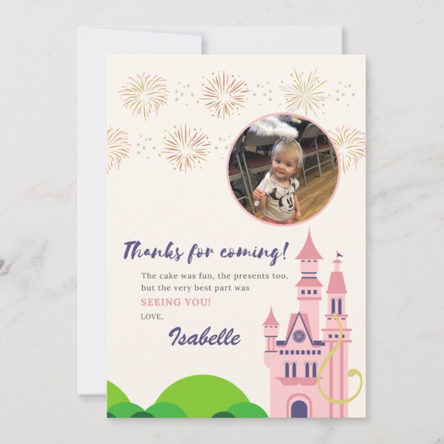 Rapunzel Thank You Card (Front)
