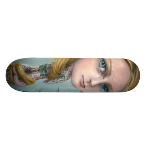Rapunzel the Tattoo Girl Skateboard