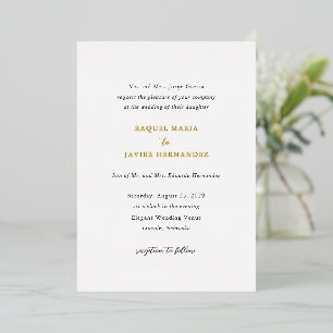 Raquel Classic Elegant Wedding