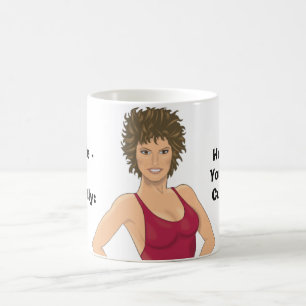 Raquel welch magic mug