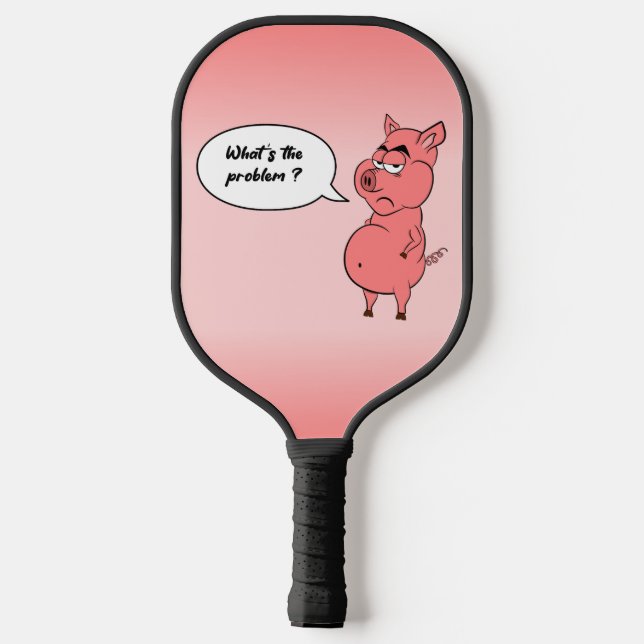 Raquette De Pickleball Ronchon le cochon Paddle (Back)
